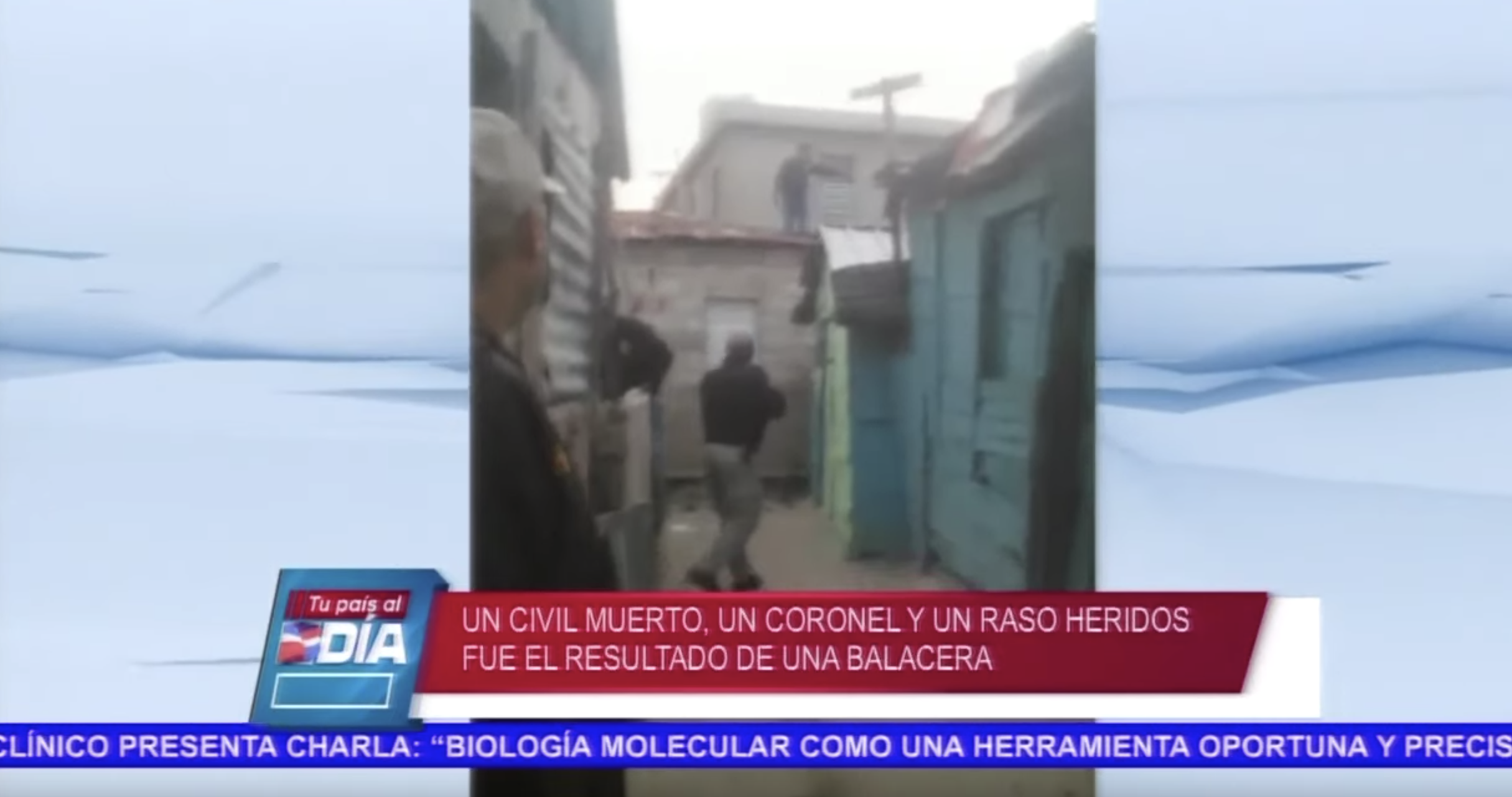 Un Hombre Muerto Y Dos Agentes Heridos Fue El Resultado De Una Balacera