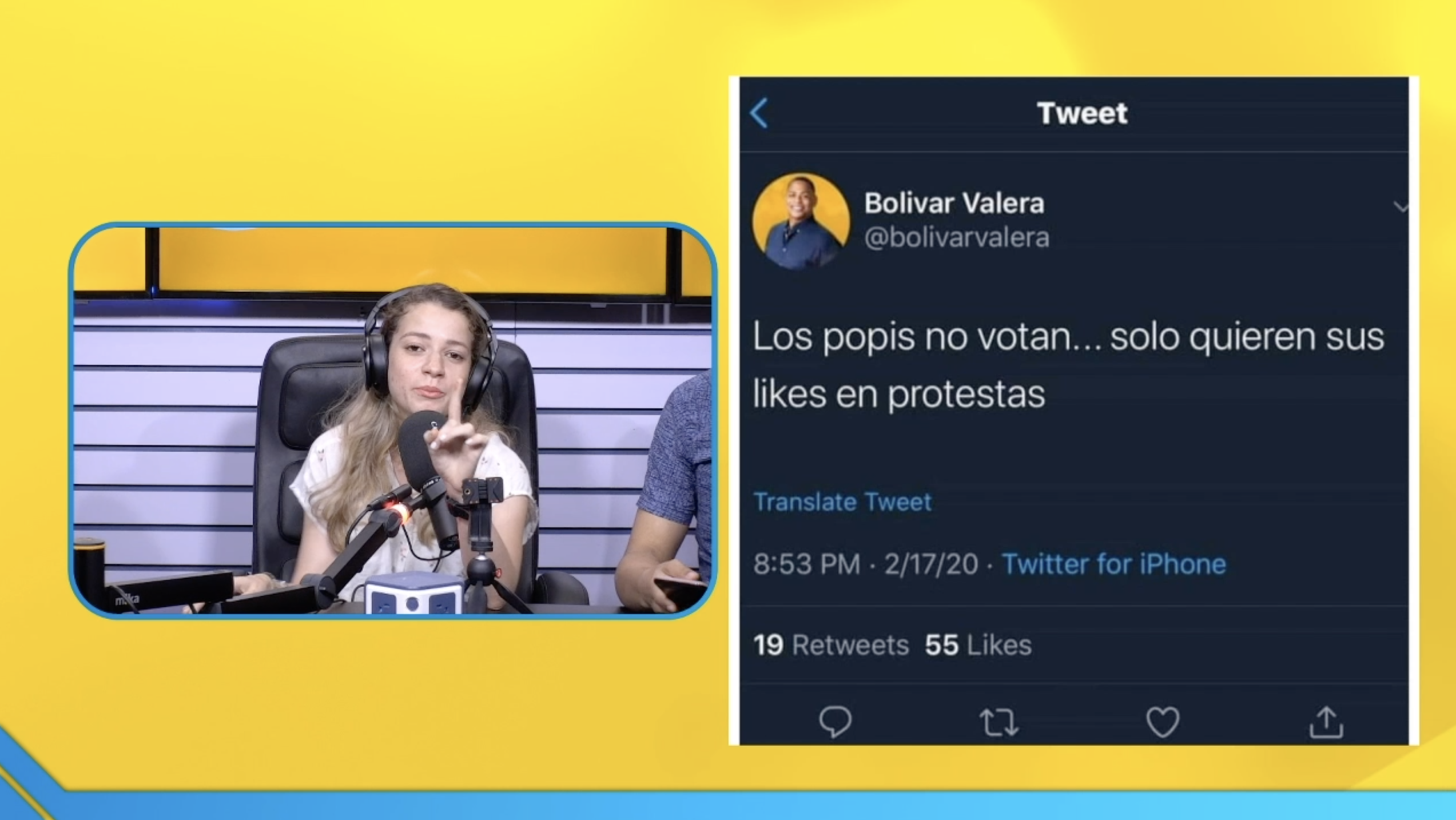 Los Popis Se Ofenden De Fea Manera Luego Del Tremendo Huevo Que Puso Bolivar Valera
