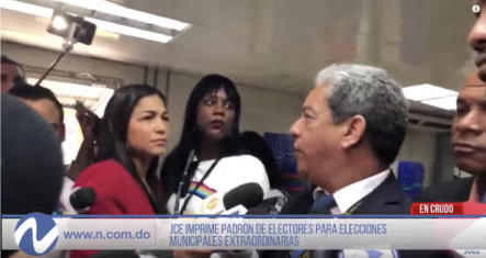 EN VIVO: Impresión Del Padrón Elecciones Extraordinarias Municipales
