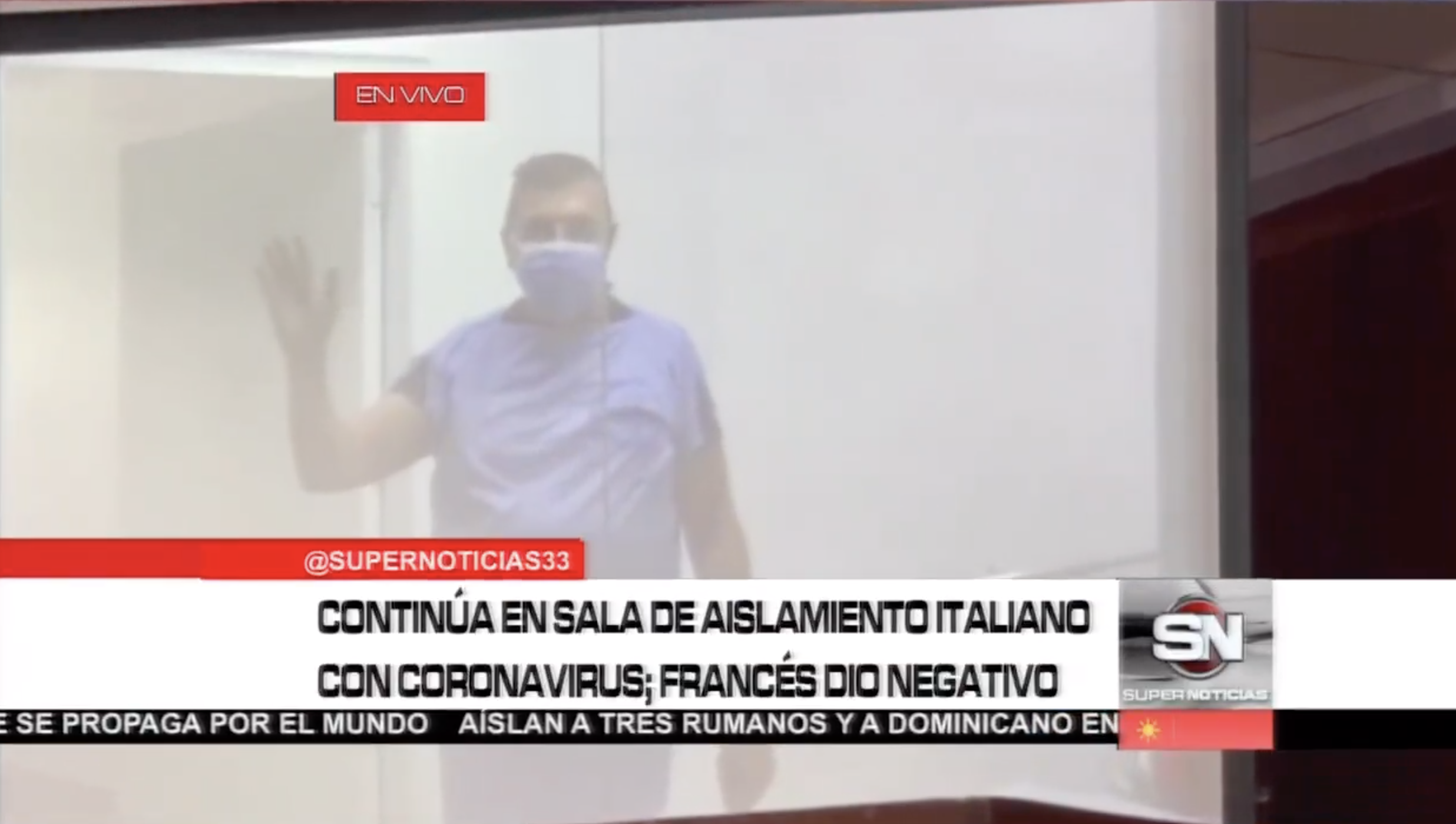 Continua En Total Aislamiento Italiano Con Coronavirus En RD