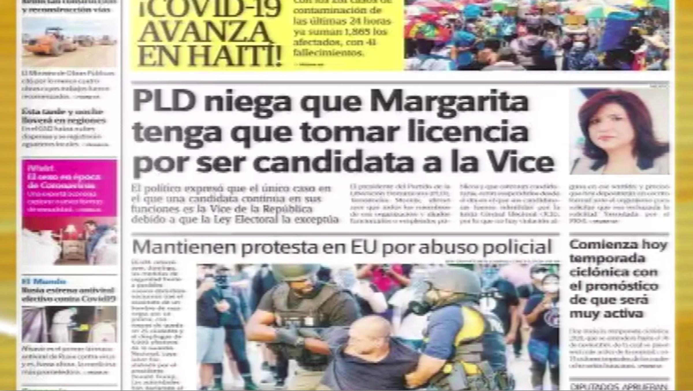 Infórmate Con Las Portadas De Los Principales Periódicos De Hoy 1 De Junio Del 2020