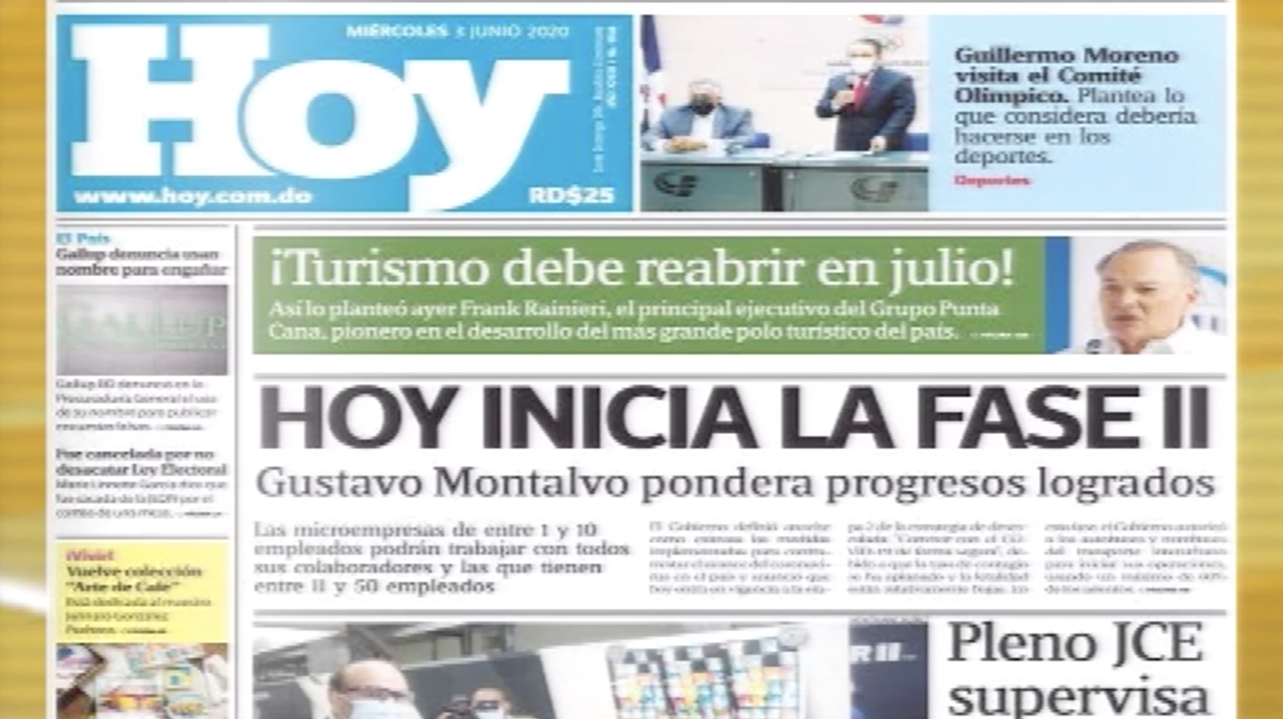 Infórmate Con Las Portadas De Los Principales Periódicos De Hoy 3 De Junio Del 2020
