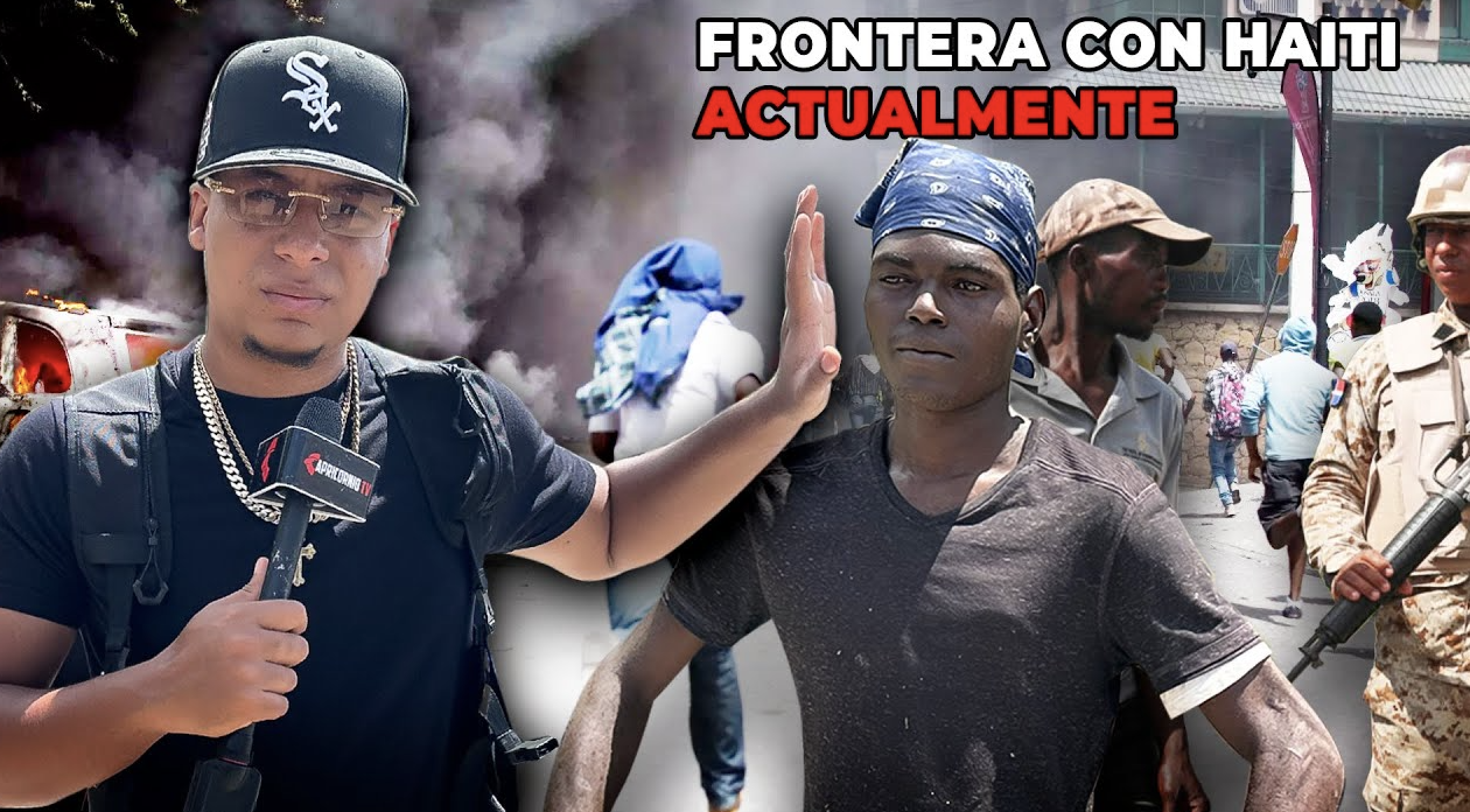 HAITÍ – NOS METIMOS A LA FRONTERA CON HAITÍ EN PLENO CONFLICTO ( IMPACTANTE )