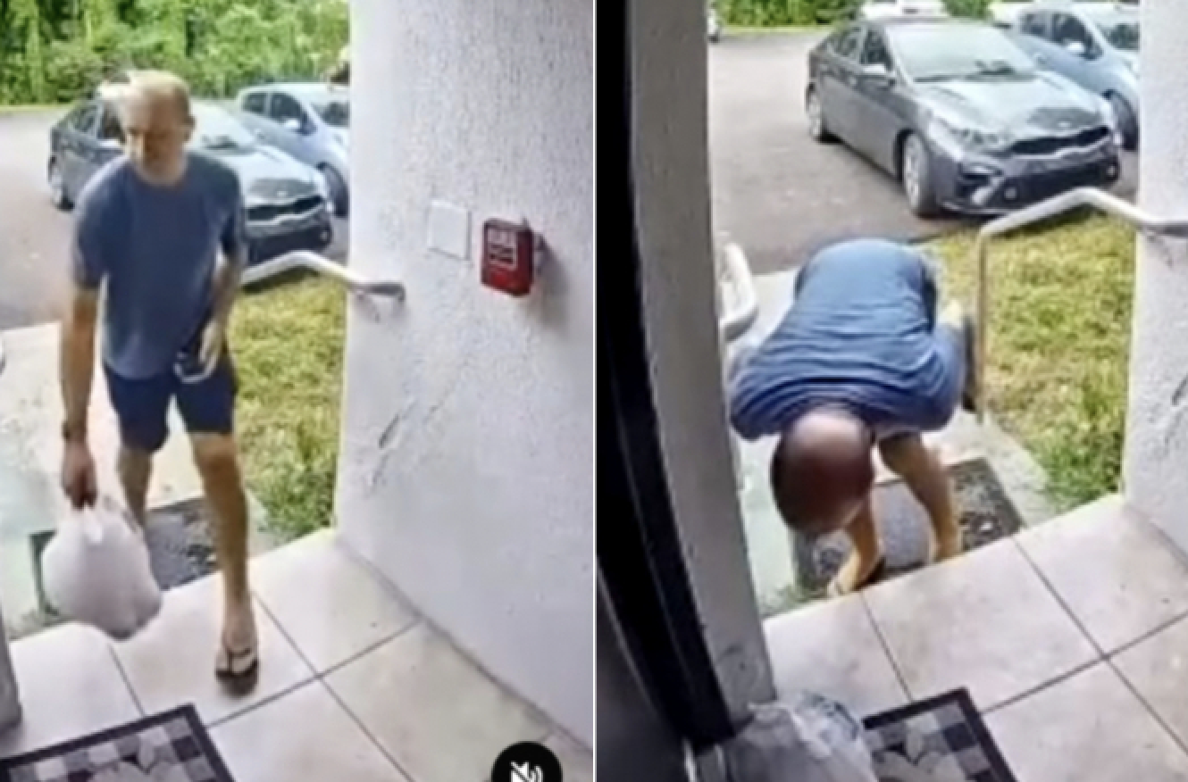 Repartidor Escupe La Comida Al Ver Que Los Clientes No Le Dejaron Propina