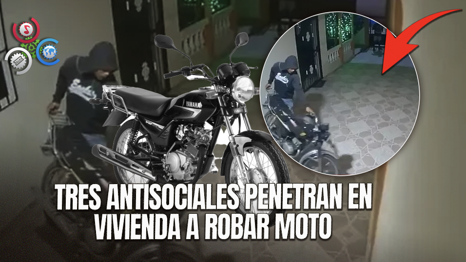 Captan En Video Robo De Motocicleta De Marquesina Cerca De Destacamento Policial En Ginova, San Juan