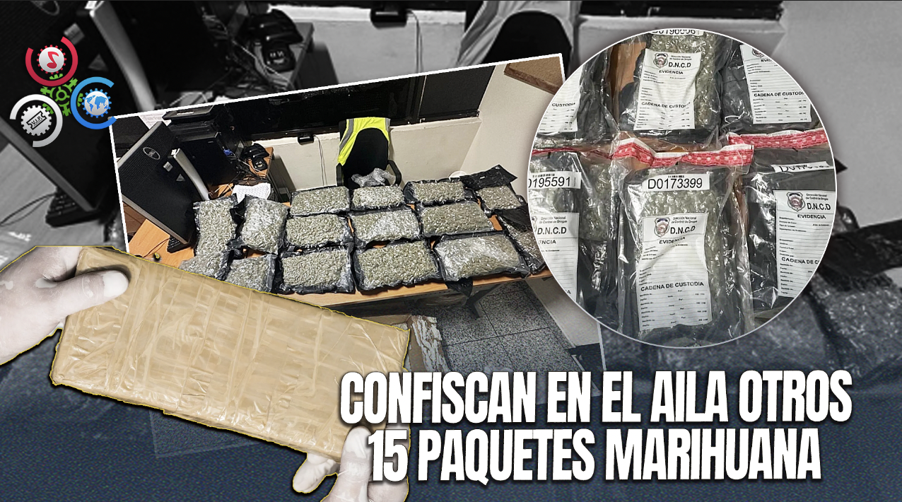 Autoridades Incautan 15 Paquetes De Sustancias Ilícitas En Aeropuerto De Las Américas