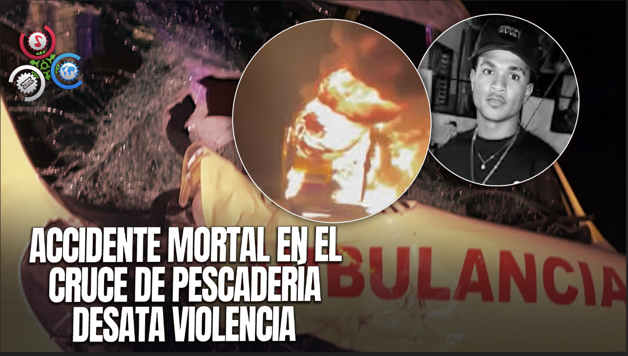 Desconocidos Le Prenden Fuego Ambulancia Que Atropelló Y Provocó Muerte De Joven En Barahona