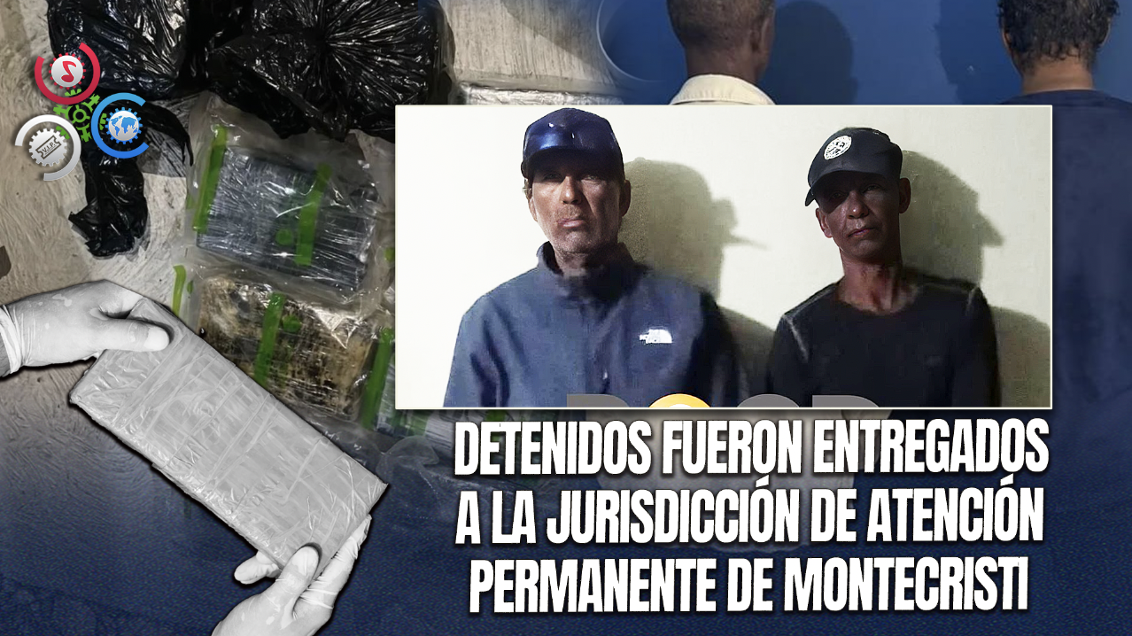 Apresan Dos Señores Con 13 Paquetes Presumiblemente Cocaína En Montecristi