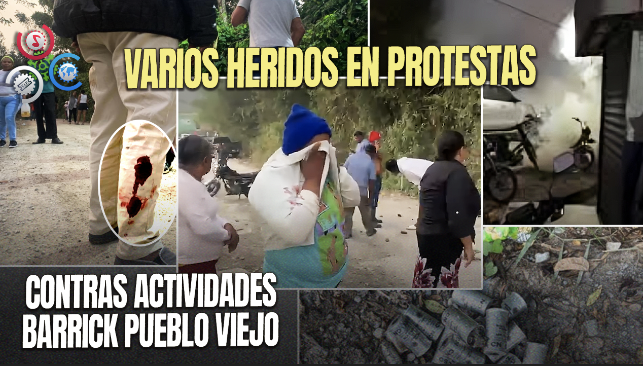 Protestas Y Enfrentamientos Durante Desalojo Vinculado A Minera Barrick Gold