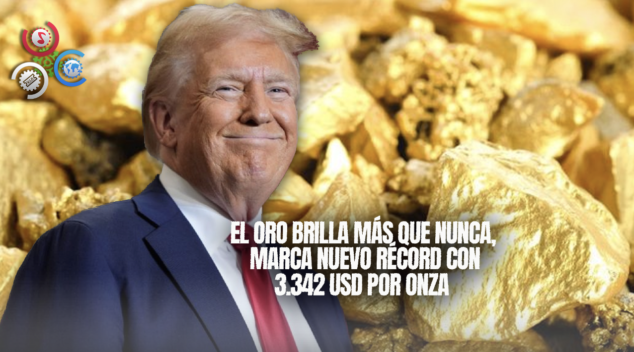 El Oro Rompe Récords Y Supera Los 3.342 Dólares Por Onza
