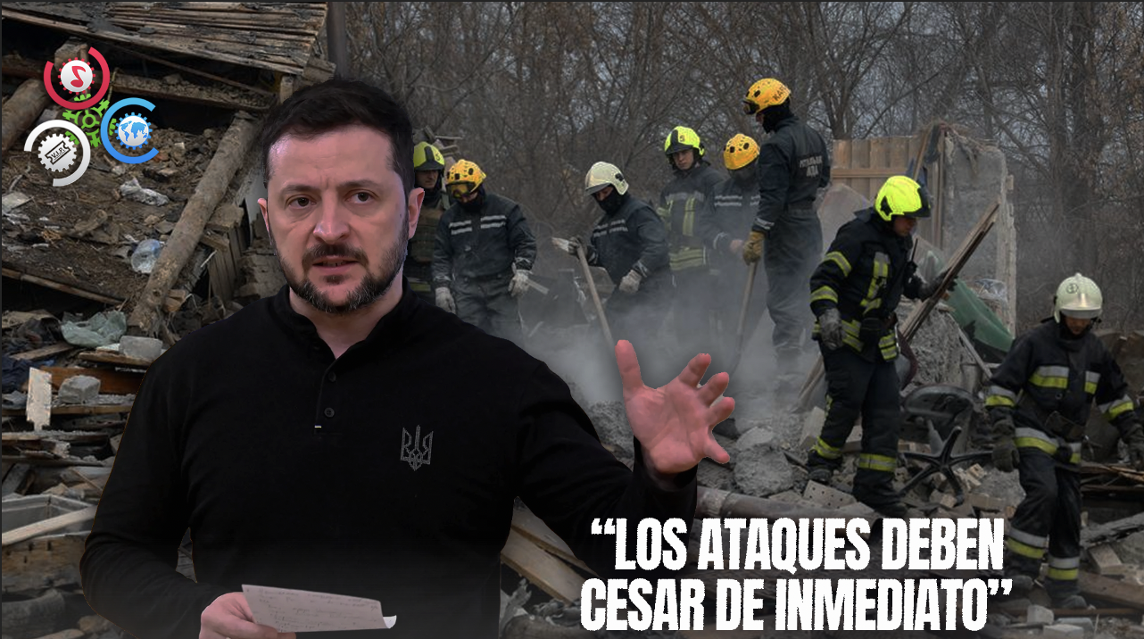 Zelenski Dice “los Ataques Deben Cesar De Inmediato” Y Cancela Parte De Visita A Sudáfrica