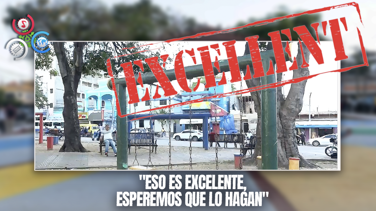 Ciudadanos Respaldan Remozamiento Del Parque Enriquillo Por Parte De La Alcaldía De DN
