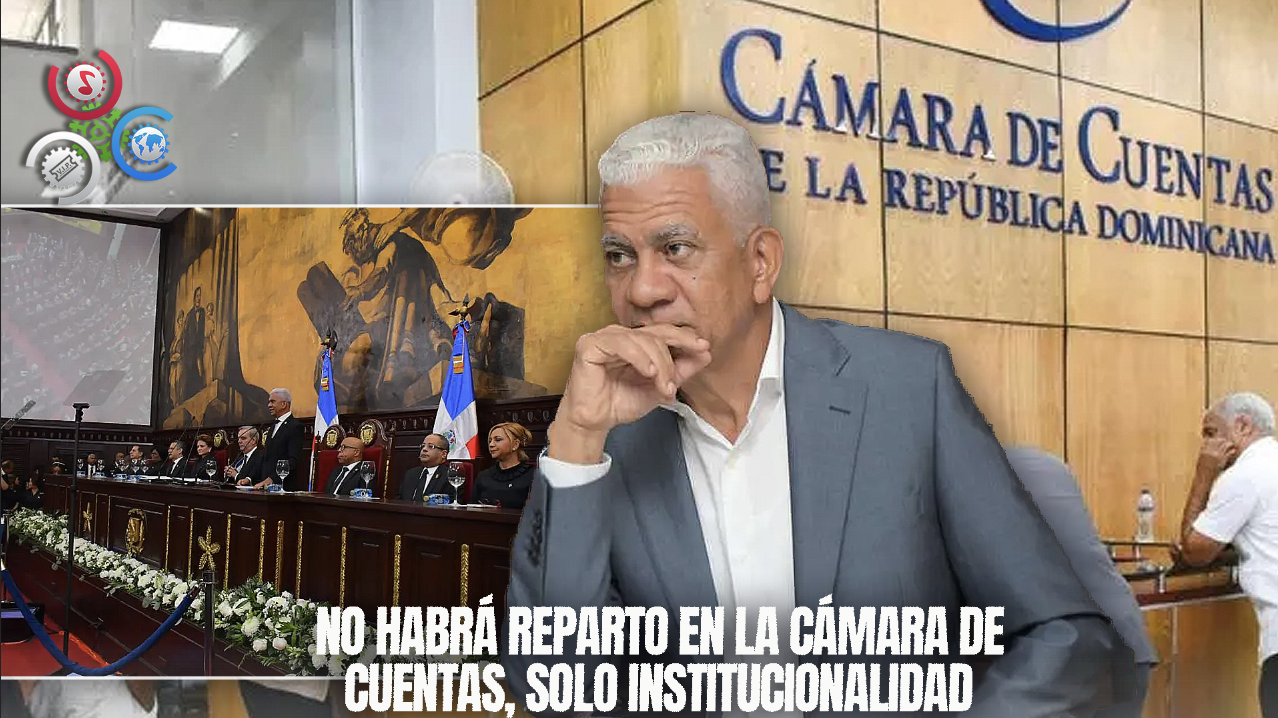 Ricardo De Los Santos: “el Prm No Va A Repartir La Cámara De Cuentas”