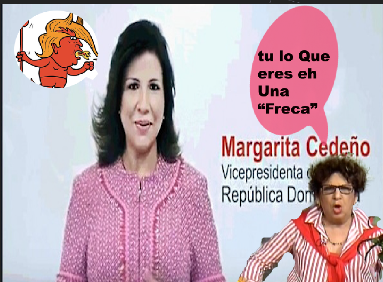 Doña Consuelo Le Dice “Freca” A La Vice-Presidenta Margarita Cedeño, Porque Volvió A Opinar En Contra De Trump