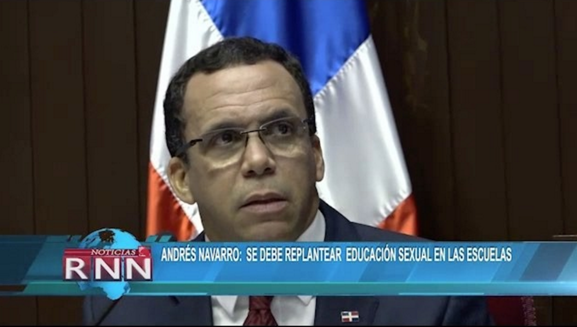 El Ministro De Educación, Andrés Navarro Dijo Que Se Hace Necesario Replantear La Educación Sexual En Las Escuelas