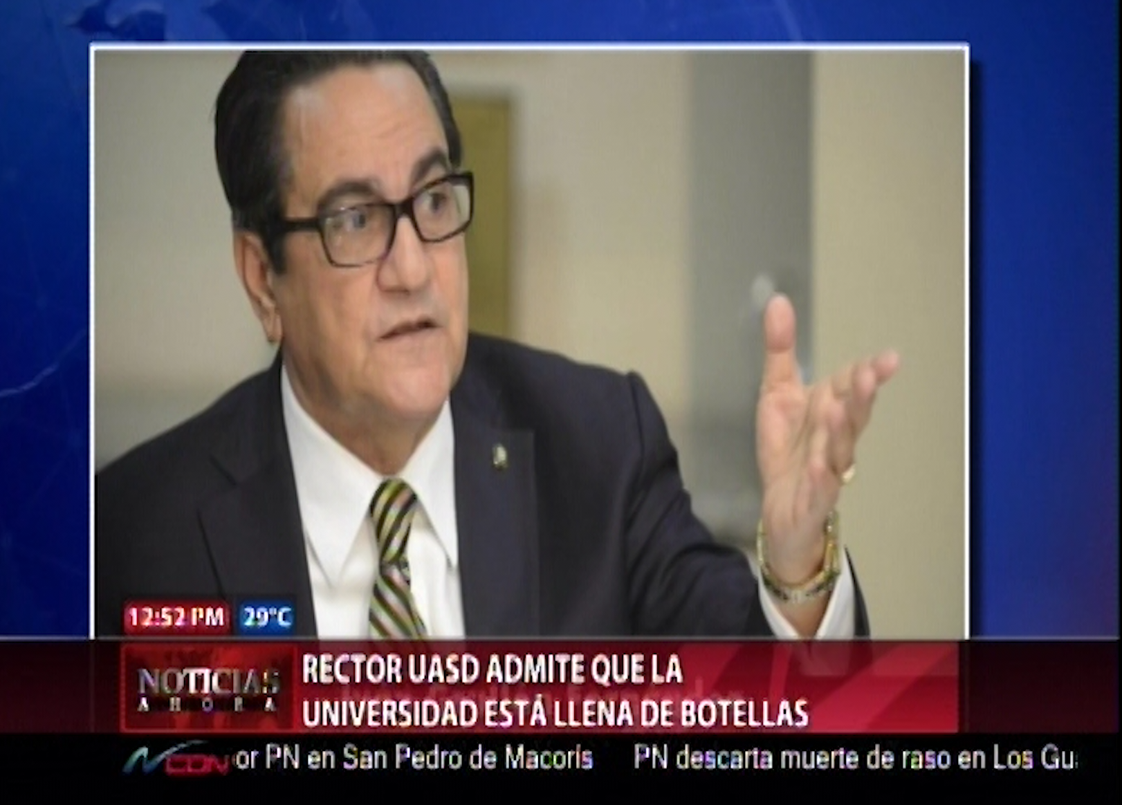 Se Filtra Audio Donde Rector De La UASD Admite Que La Universidad Está Llena De Botellas