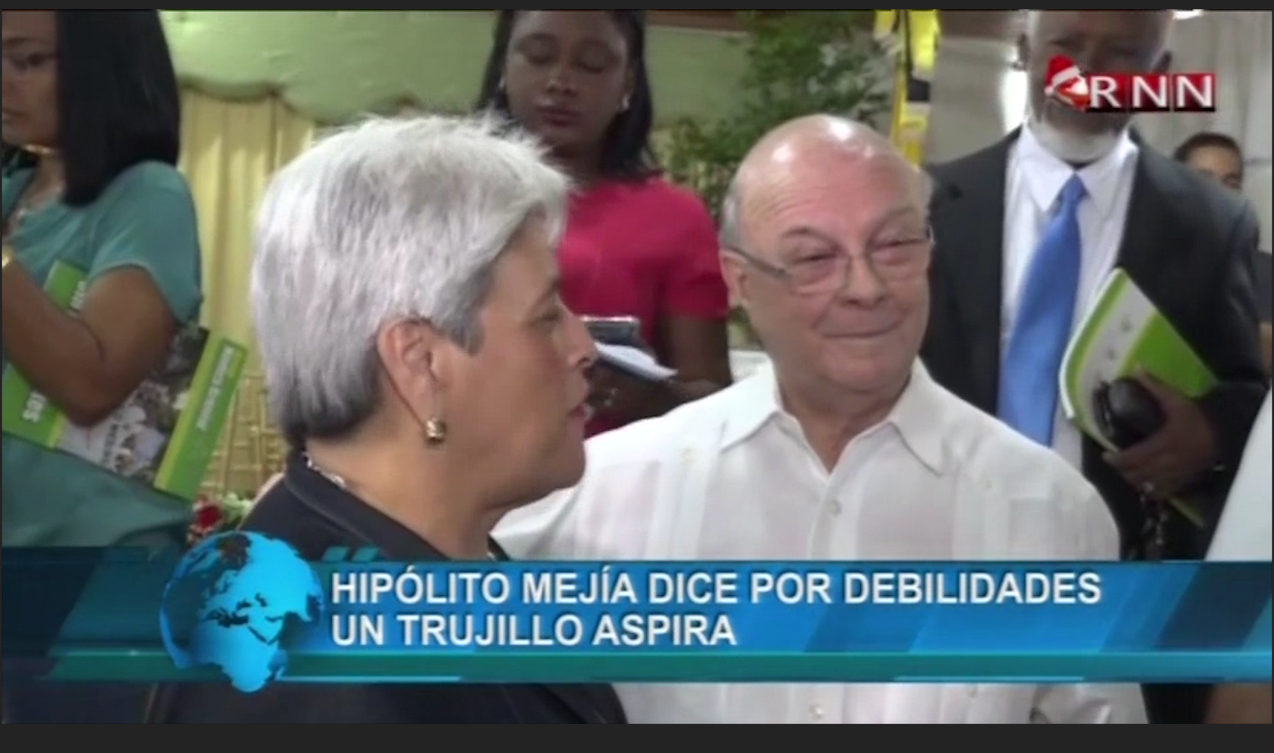 Hipólito Mejía  Da Su Opinión Sobre La Candidatura Del Nieto De Trujillo A La Presidencia
