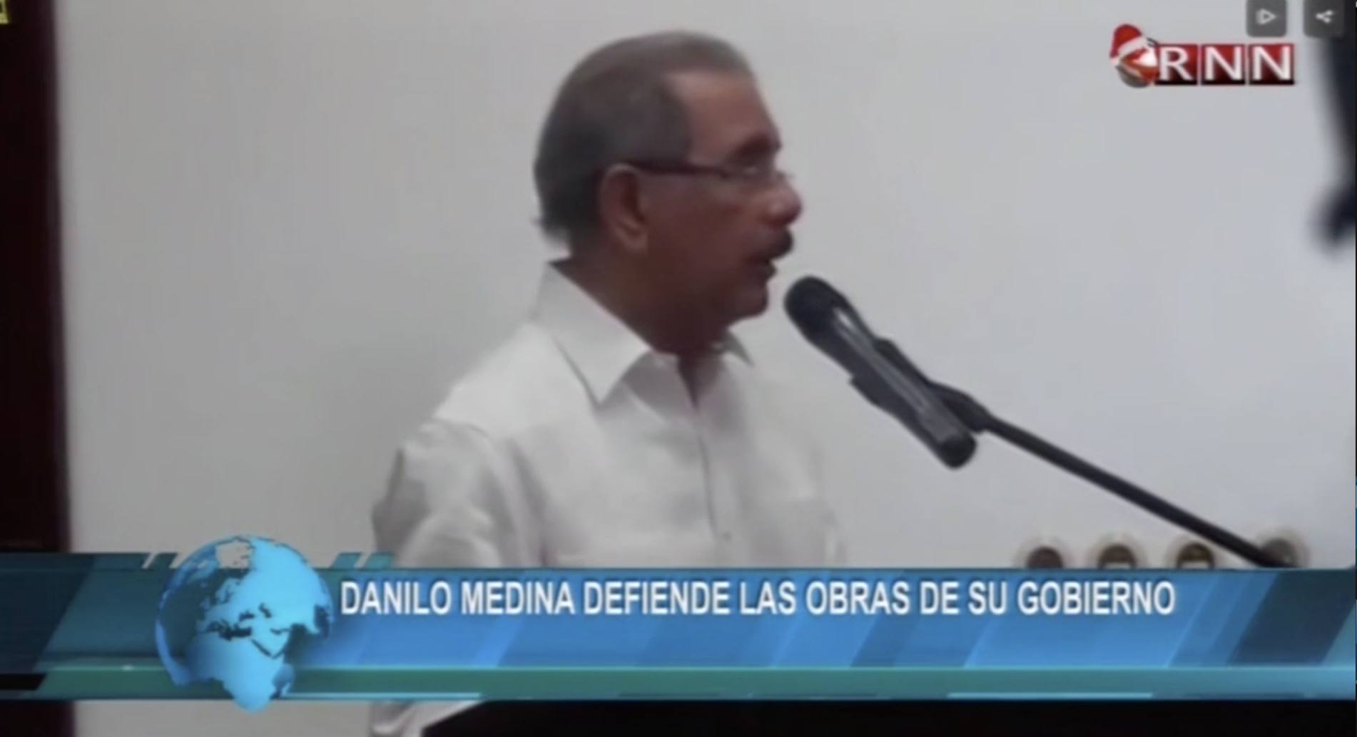 Presidente Danilo Medina Defiende Las Obras De Su Gobierno