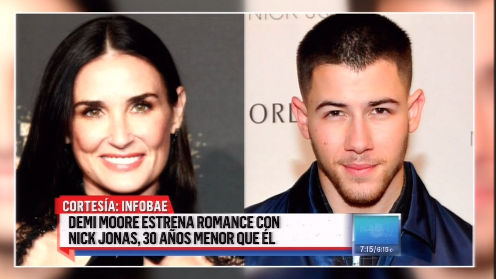 La Actriz Demi Moore Al Parecer En Romance Con Nick Jonas, 30 Años Menor Que Ella