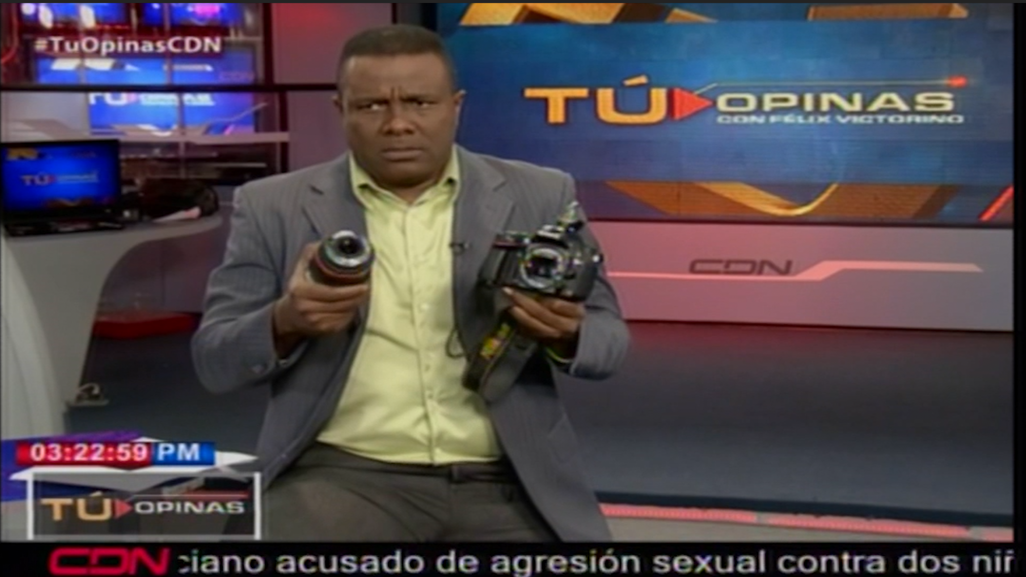 Imputado Apresado “se Quilla” Y Rompe La Cámara De Un Reportero