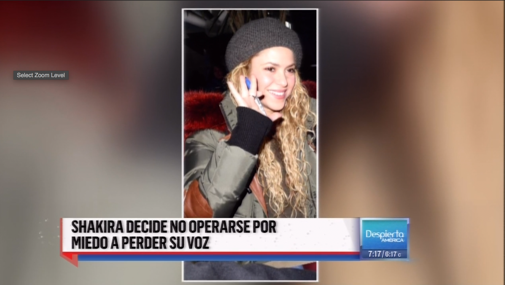 Shakira Decide No Operarse Por Miedo A Perder El 80% De Su Voz