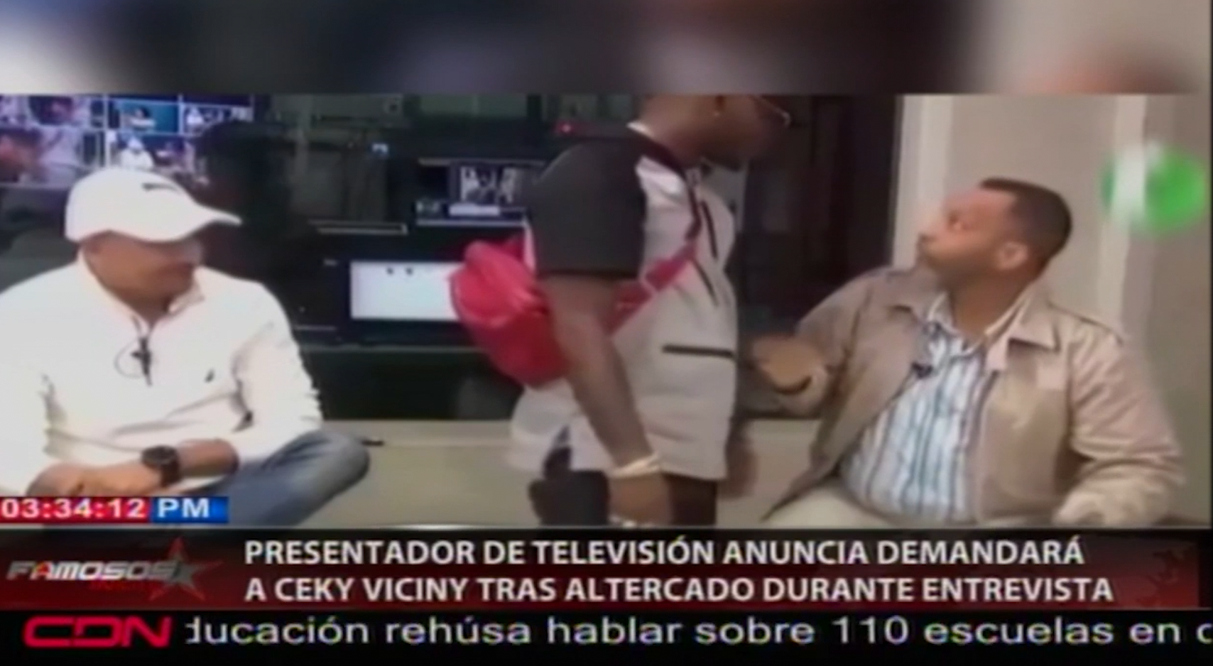 Presentador De Tv Demandará A Ceky Viciny Por Agresión Durante Programa En Vivo