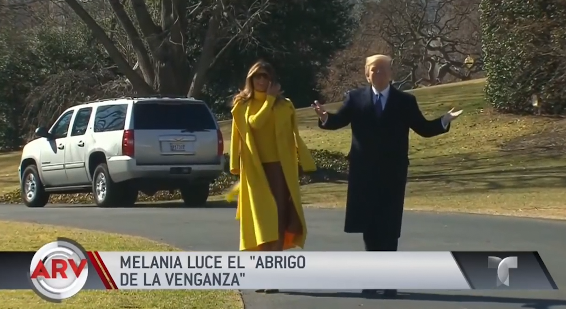 Melania Trump Deja “En Visto” Al Presidente Cuando Trata De Agarrarle La Mano