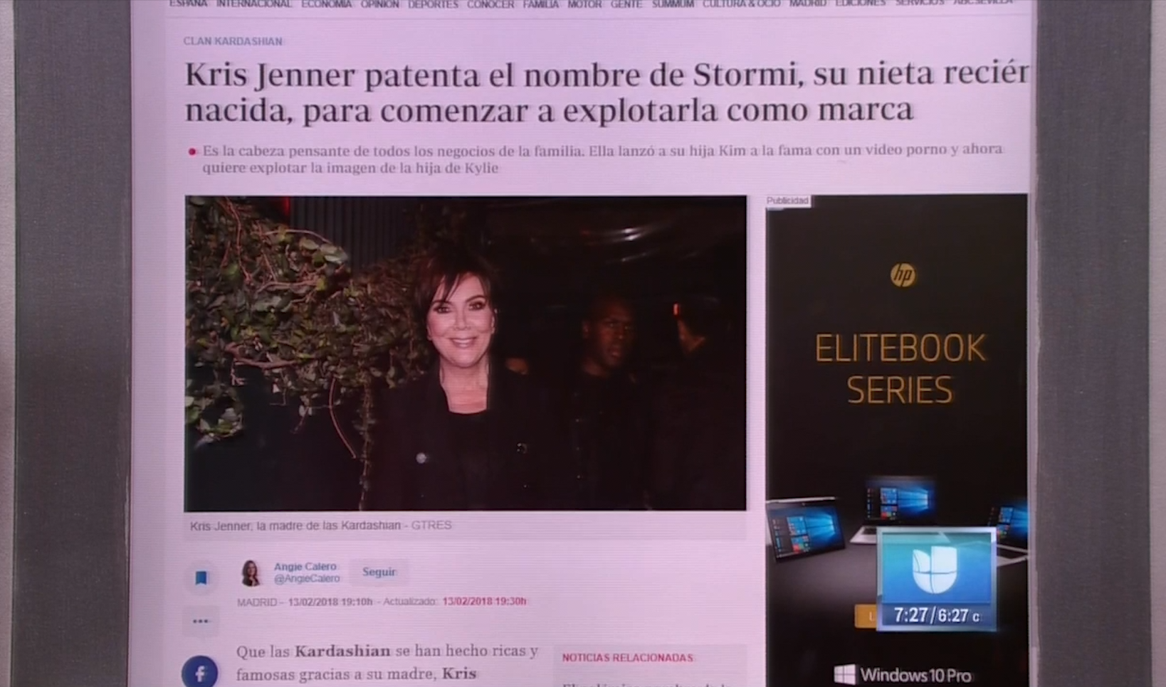 Kriss Jenner Patenta El Nombre De Su Recién Nacida Nieta “Stormi”