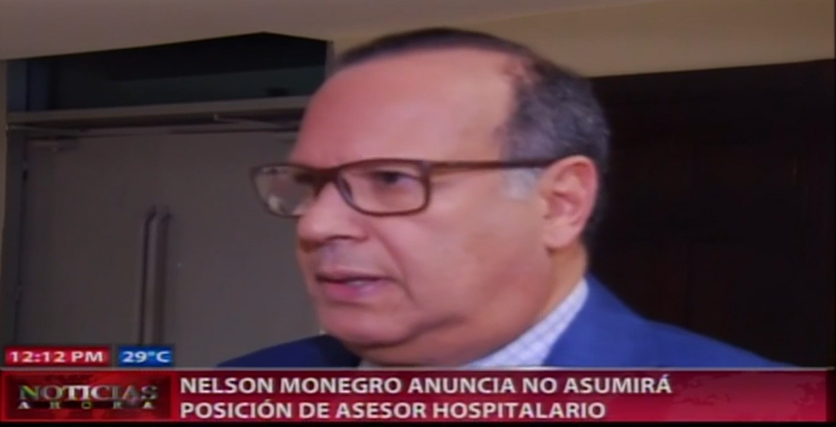 Nelson Monegro Anuncia Que No Asumirá Posición De Asesor Hospitalario, Después De Ser  Destituido De Director General