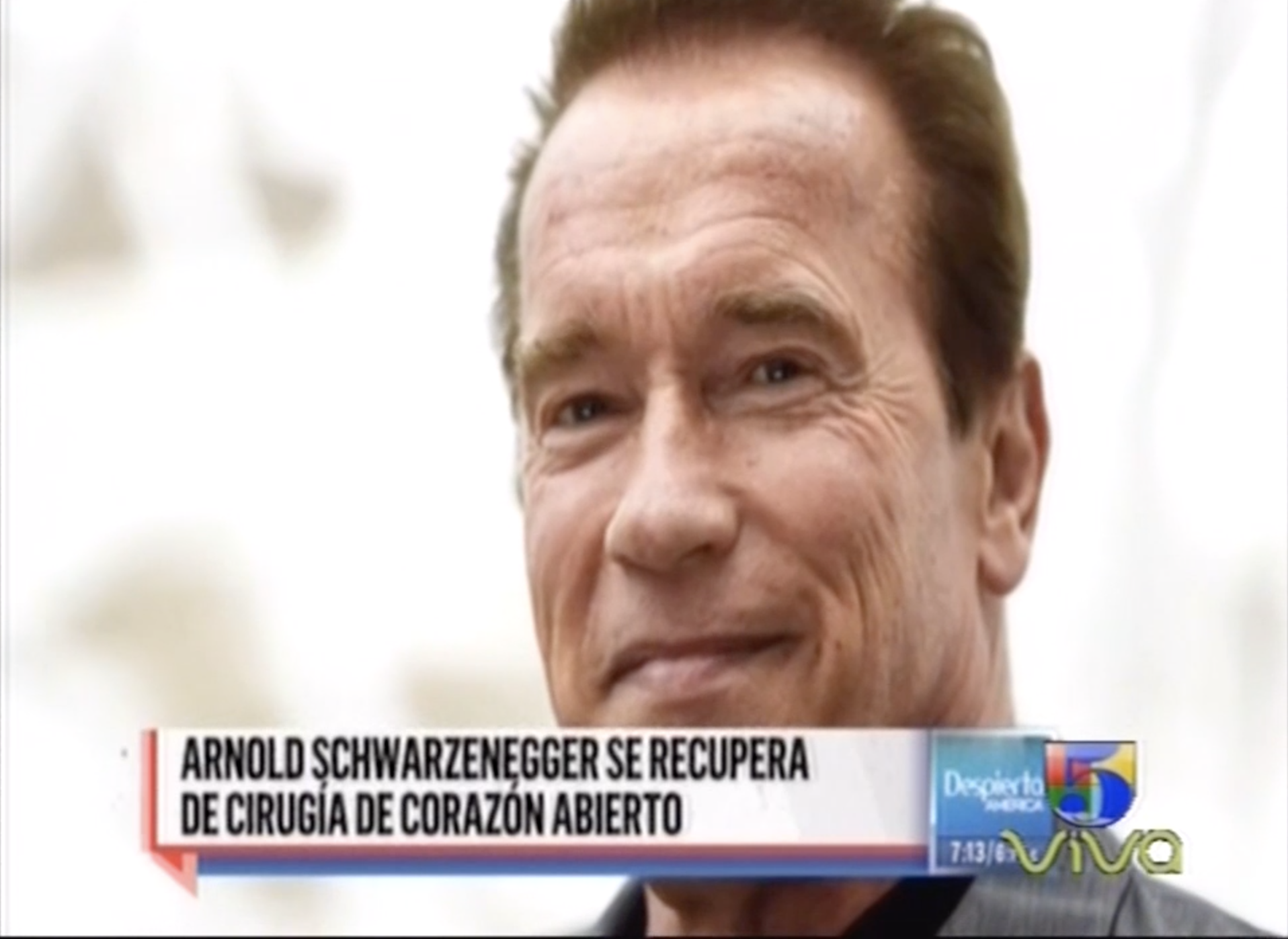 Arnold Schwarzenegger Se Recupera De Cirugía De Corazón Abierto