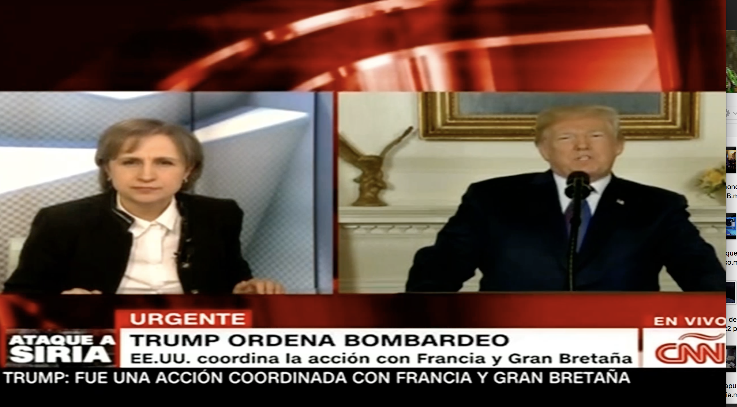 ¡EN VIVO! Ataque Militar En Siria Por Parte De EEUU