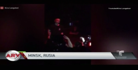 Rusia: Famoso Rapero Le Cae A Patadas A Un Fan En Pleno Concierto