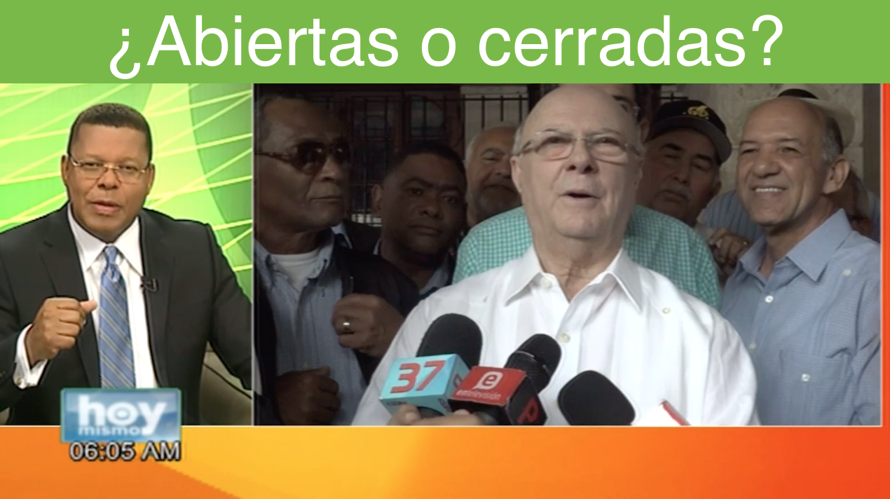 Hoy Se Define Todo Sobre Las Primarias De Los Partidos Políticos ¿Abiertas O Cerradas? – Hoy Mismo