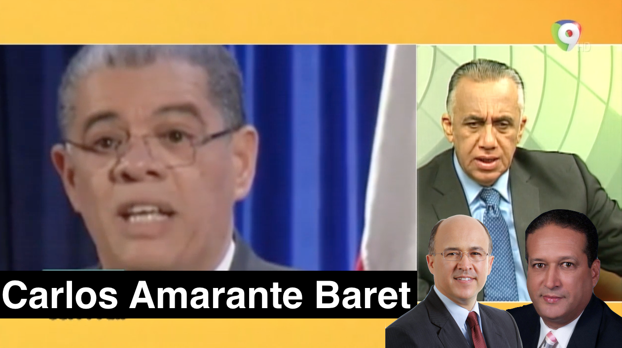 ¡Otro Más! Amarante Baret Renuncia A Interior Y Policía Y Lanza Su Candidatura Por La Presidencia