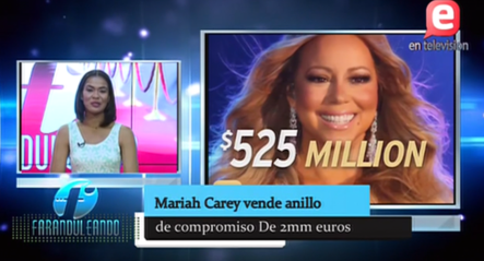 Mariah Carey Vende Su Anillo De Compromiso Por 2.1 Millones De Dólares