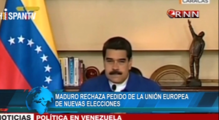 Maduro Rechaza Pedido De Nuevas Elecciones En Venezuela