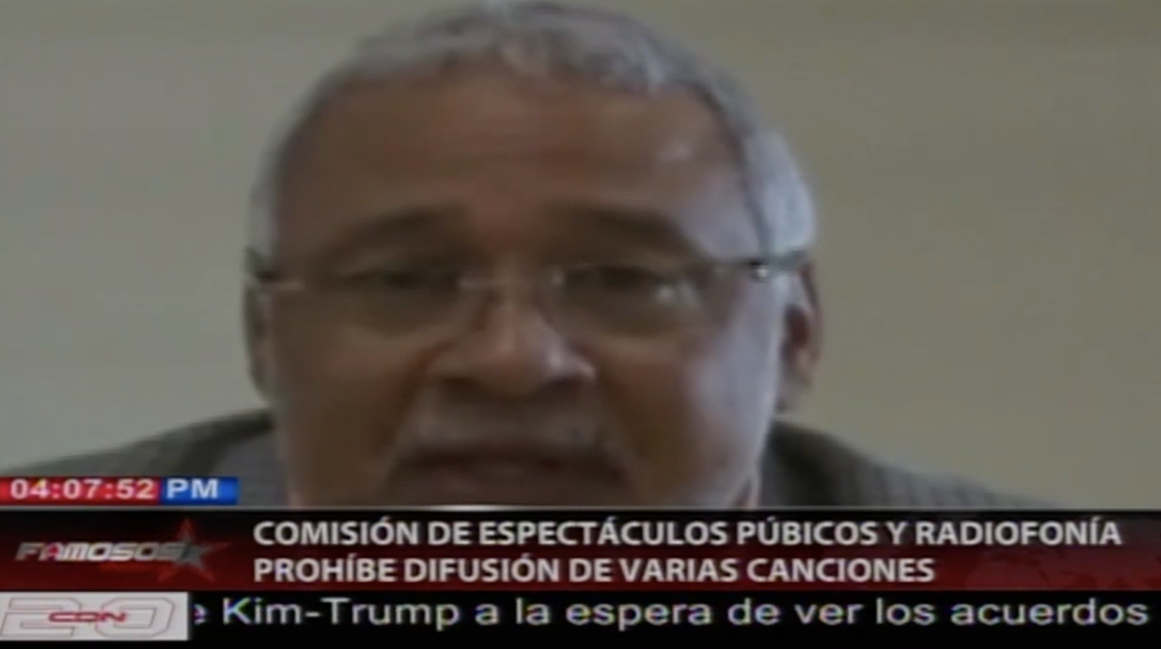 Comisión De Espectáculos Públicos Y Radiofonía, Prohíbe La Difusión De Los Siguientes Videos Y Canciones