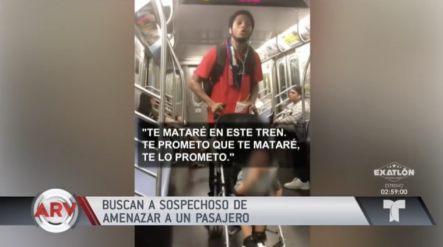 Un Hombre Con Un Bebé Amenaza A Otro Con Un Cuchillo En El Tren De NY