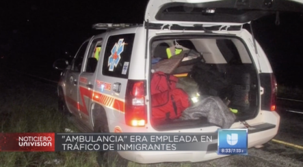 Mira Como Esta Ambulancia Era Empleada En Tráfico De Inmigrantes