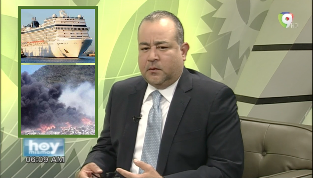 Crucero Con Turistas En Muelle De Puerto Plata Tuvo Que Desviarse Por Humo De Vertedero