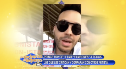 Prince Royce Llama ”Lambones” A Quienes Lo Critican