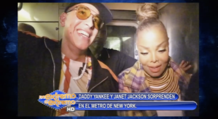 Daddy Yankee Y Janet Jackson Fueron Captados En Video Montados En El Metro De New York