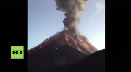 Vuelve A Activarse El Volcán De Fuego En Guatemala