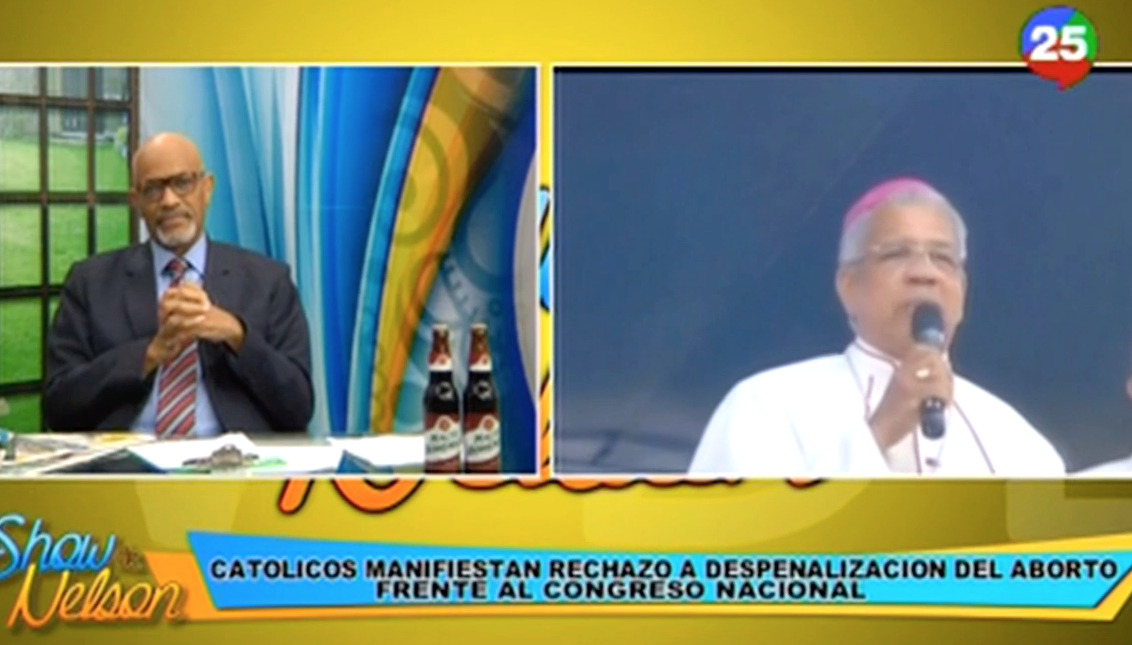 Católicos Se Manifiestan En Rechazo A Despenalización Del Aborto Frente Al Congreso Nacional – El Show De Nelson