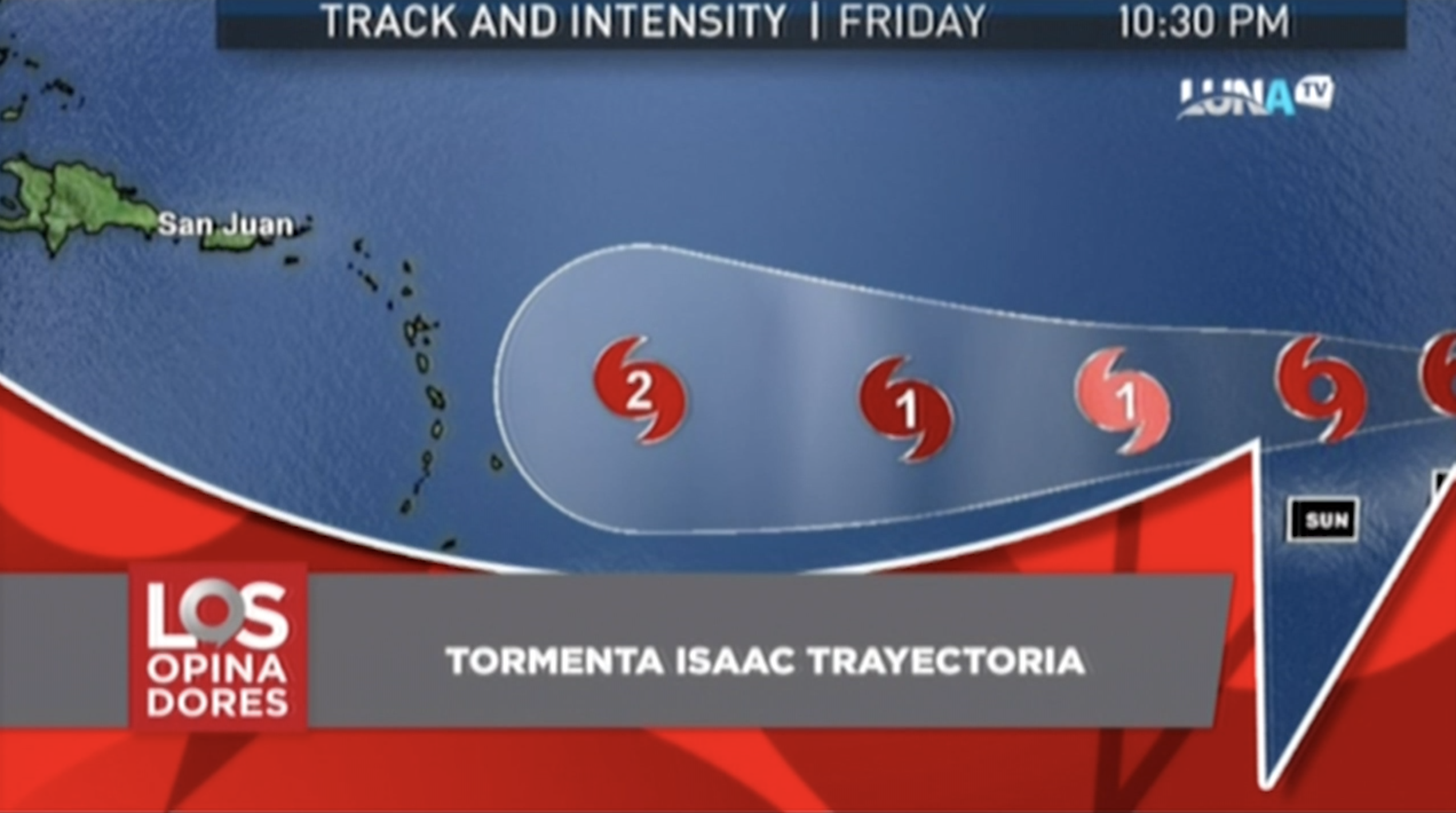 Los Opinadores: Análisis De La Trayectoria De La Tormenta Isaac