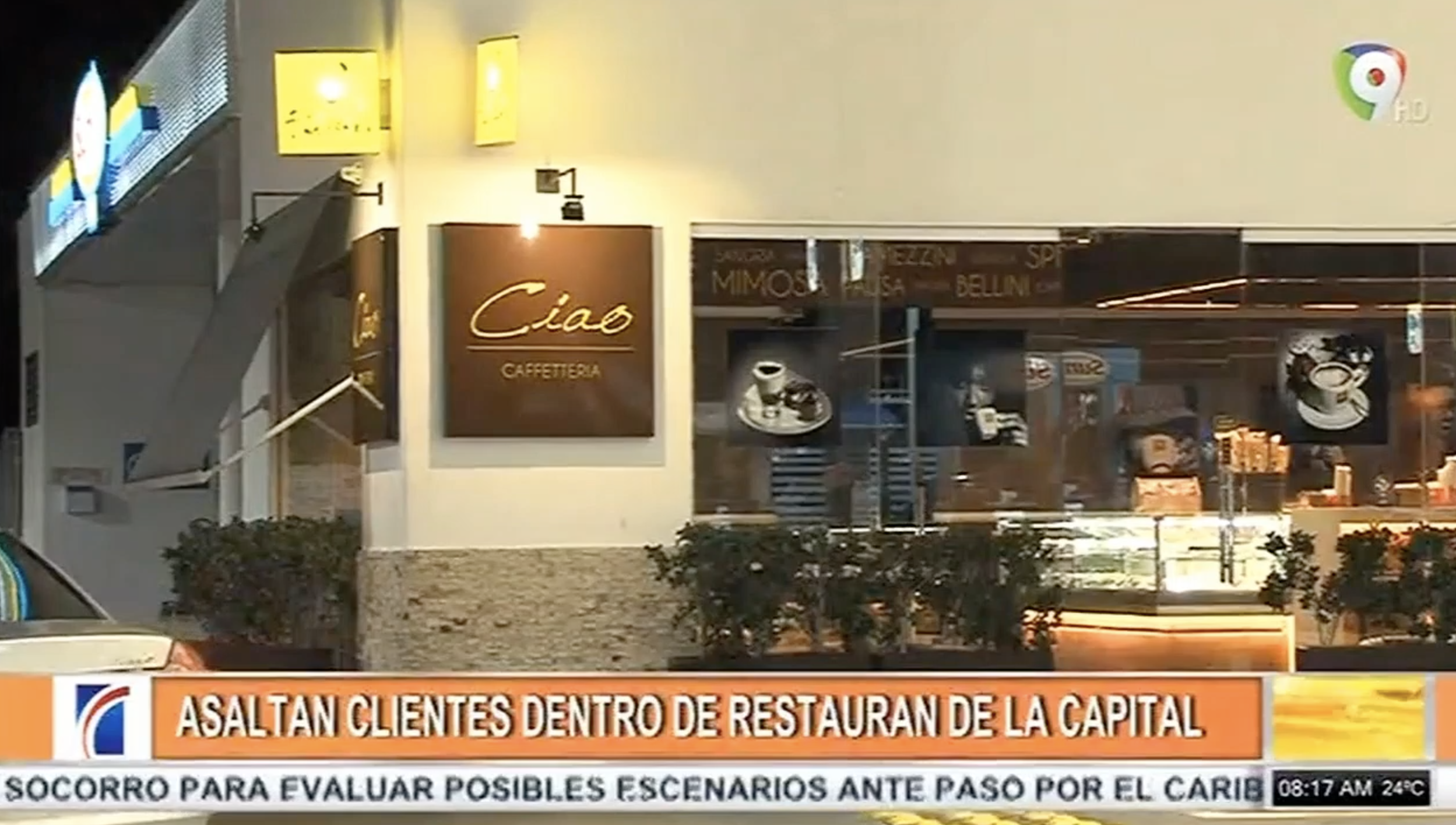 Así Fue Como Asaltaron A Unos Clientes Dentro De Un Restaurante De La Capital