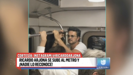 Ricardo Arjona Se Sube Al Metro De Moscú Y Nadie Lo Reconoce