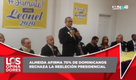 Franklin Almeyda Rancier Afirma Que El 70% De Dominicanos No Apoya La Reelección Presidencial