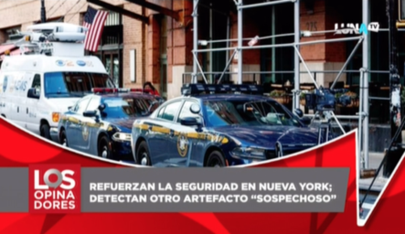 Refuerzan La Seguridad En Nueva York, Detectan Otro Artefacto “sospechoso”