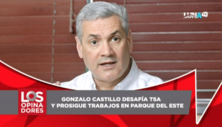 Gonzalo Castillo Desafía Al TSA Y Prosigue Construcción De Parada De Autobuses En Parque Del Este